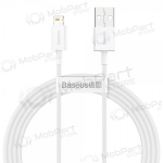 USB kaabel Baseus Superior Lightning 2.4A 1.5m (valged) CALYS-B02