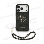 Apple iPhone 17 Pro &uuml;mbris - Guess PU 4G Metal Logo Strap (must)