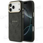 Apple iPhone 17 Pro &uuml;mbris - Guess PU Leather 4G Gold Frame MagSafe (must)