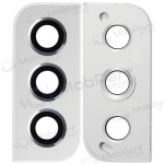 Samsung Galaxy S22 kaamera klaas (valged) (koos raamiga)