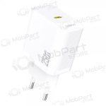 Telefoni laadija Dudao A27 25 W GaN USB-C valge