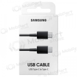 USB kaabel originaalne Samsung EP-DA705 Type-C-Type-C 1.0m pakendis mustad