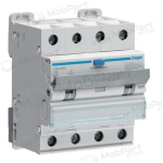 Srovės nuotėkio relėkoos automatiniu jungikliu Hager ADM466C (4P, 16A, C, A tipo, 30mA, 6kA)