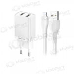 Telefonilaadija Awei C15L-EU 10 W 2xUSB-A Lightning valge