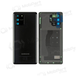 Samsung G770 Galaxy S10 Lite patareipesade kaas (tagakaas) (mustad) (kasutatud grade C, originaalne)