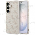 Samsung Galaxy S26 &uuml;mbris - Guess PU Leather 4G Gold Frame Magnetic (roosa)