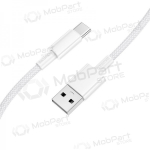 USB-C kaabel Borofone BX117 USB-A kuni USB-C 1 m valge.