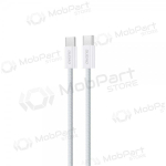 USB-C kaabel Dudao L6C USB-C kuni USB-C 1 m 60 W valge