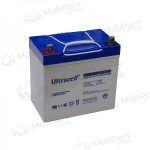 Aku Ultracell UCG55-12 (55Ah, 12V, geel, s&uuml;gavlahendus)