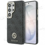 Samsung Galaxy S26 Ultra &uuml;mbris - Guess PU Leather 4G Strass Logo Gold Frame Magnetic (must)