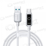 Tekst USB-C kaabel Joyroom S-A55 StarFlight USB-A kuni USB-C 1.2 m 66 W valge