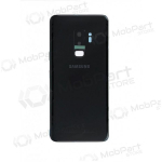 Samsung G965F Galaxy S9 Plus patareipesade kaas (tagakaas) mustad (Midnight Black) (kasutatud grade A, originaalne)