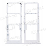 Samsung Galaxy A12, A12s SIM-kaardi hoidik (valge) (originaal)