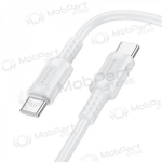 USB-C kaabel Borofone BX111 USB-C kuni USB-C 1 m 60 W valge