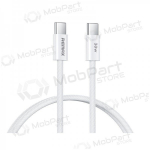 USB kaabel Remax RC-C010 USB-C to USB-C 30W 1.0m valged