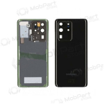 Samsung G988 Galaxy S20 Ultra patareipesade kaas (tagakaas) mustad (Cosmic Black) (kasutatud grade A, originaalne)