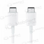 USB kaabel originaalne Samsung EP-DA705BWE 25W 3A Type-C-Type-C 1.0m valged