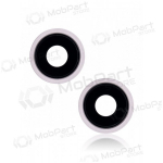 Apple iPhone 13 mini kaamera klaas (2tk) (roosi v&auml;rvi) (koos raamiga)