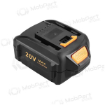 T&ouml;&ouml;riistade aku WORX WA3557, 18V, 4Ah, Li-ion