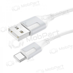 USB-C kaabel Borofone BX101 USB-A kuni USB-C 1 m valge