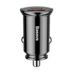 Autolaadija Baseus Circular Plastic 30W USB-C/USB-A must CCALL-YS01