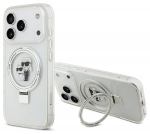 Telefoni&uuml;mbris Karl Lagerfeld Ringstand Karl and Choupette MagSafe Apple iPhone 17 Pro