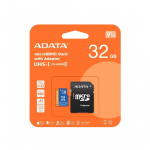 M&auml;lukaart ADATA microSD 32GB (MicroSDHC UHS-I Class 10 U1) + SD adapter