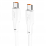 Laadimisjuhe Hoco X93 60W USB-C to USB-C 2.0m valge