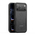 Telefoni&uuml;mbris Dux Ducis Shld Apple iPhone 17 Pro must (Contour&nbsp;Pattern)