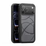 Telefoni&uuml;mbris Dux Ducis Shld Apple iPhone 17 Pro must (Rhythm&nbsp;Pattern)