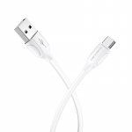 Laadimisjuhe Borofone BX19 USB-A to USB-C 1.0m valge