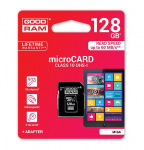 M&auml;lukaart Goodram microSD 128Gb (class 10) + SD adapter