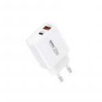 Laadija Remax RP-U120 20W USB-C/USB-A valge