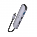 Adapter Hoco HB27 Type-C Multi-Function Converter HDMI+USB3.0+USB2.0*2+PD hall