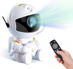 LED 3D galaktika ja t&auml;he projektor Reach Mini Astronaut, valge