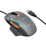 Juhtmega hiir Hoco GM52 RGB Gaming must/hall