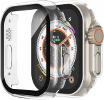 LCD kaitsev karastatud klaas/&uuml;mbris 360 degree cover Apple Watch 40mm l&auml;bipaistev