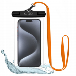 Veekindel &uuml;mbris Tech-Protect UWC7 6.9 must/oranž