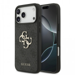 Telefoni&uuml;mbris Guess PU 4G Metal Logo Apple iPhone 17 Pro Max hall