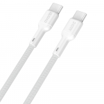 Laadimisjuhe Dudao L9CMax USB-C to USB-C 240W 2.0m valge