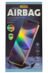 LCD kaitsev karastatud klaas 18D Airbag Shockproof Samsung A145 A14 4G/A146 A14 5G must