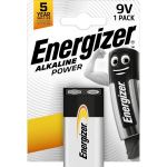 Leelispatarei Energizer Alkaline Power 6LR61 (1604, 6F22) 9V