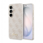 Telefoni&uuml;mbris Guess PU 4G Script Metal Logo Magnetic Samsung S942 S26 roosa