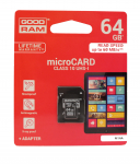 M&auml;lukaart Goodram microSD 64Gb UHS I (class 10) + SD adapter