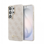 Telefoni&uuml;mbris Guess PU 4G Script Metal Logo Magnetic Samsung S948 S26 Ultra roosa