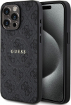 Telefoni&uuml;mbris Guess PU Leather 4G Colored Ring MagSafe Apple iPhone 15 Pro Max must