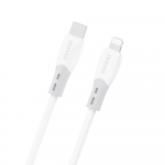 Laadimisjuhe Dudao L25SX USB-C to Lightning 30W 1.0m valge