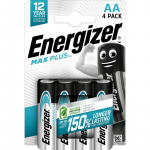 Leelispatarei Energizer Max Plus LR6 (AA) 1.5V 4 tk.