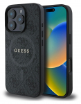 Telefoni&uuml;mbris Guess PU Leather 4G Colored Ring MagSafe Apple iPhone 16 Pro Max must