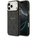 Telefoni&uuml;mbris Guess PU Leather 4G Gold Frame MagSafe Apple iPhone 17 Pro must